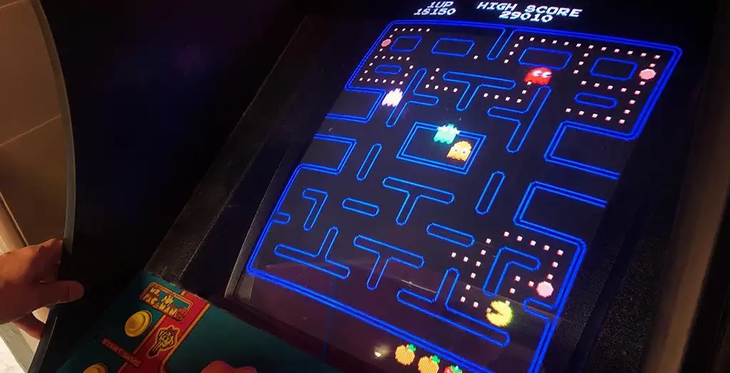 The classic pacman game. Photo by: Gøran Karlsvik